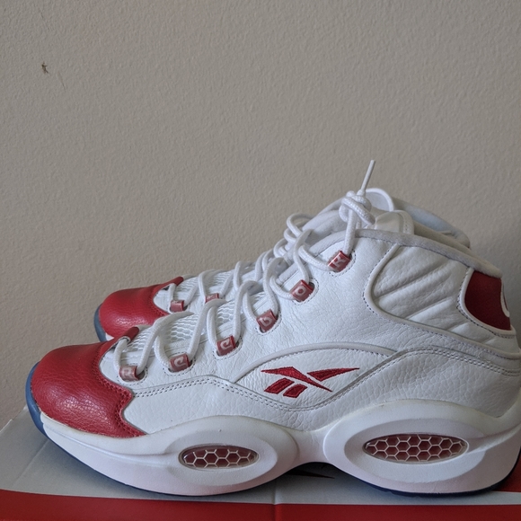 2012 Reebok Question Red Toe Iverson Size 13 DS xi - Picture 3 of 9